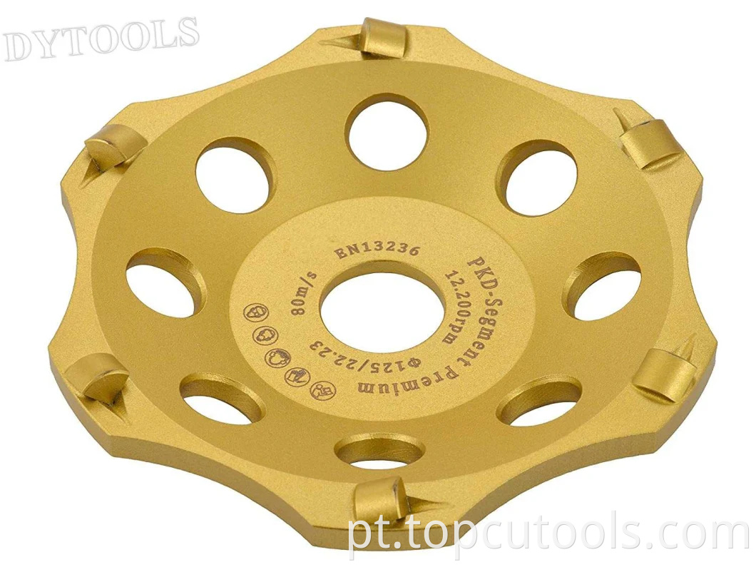 Roda de moagem premium de pcd/pkd copo